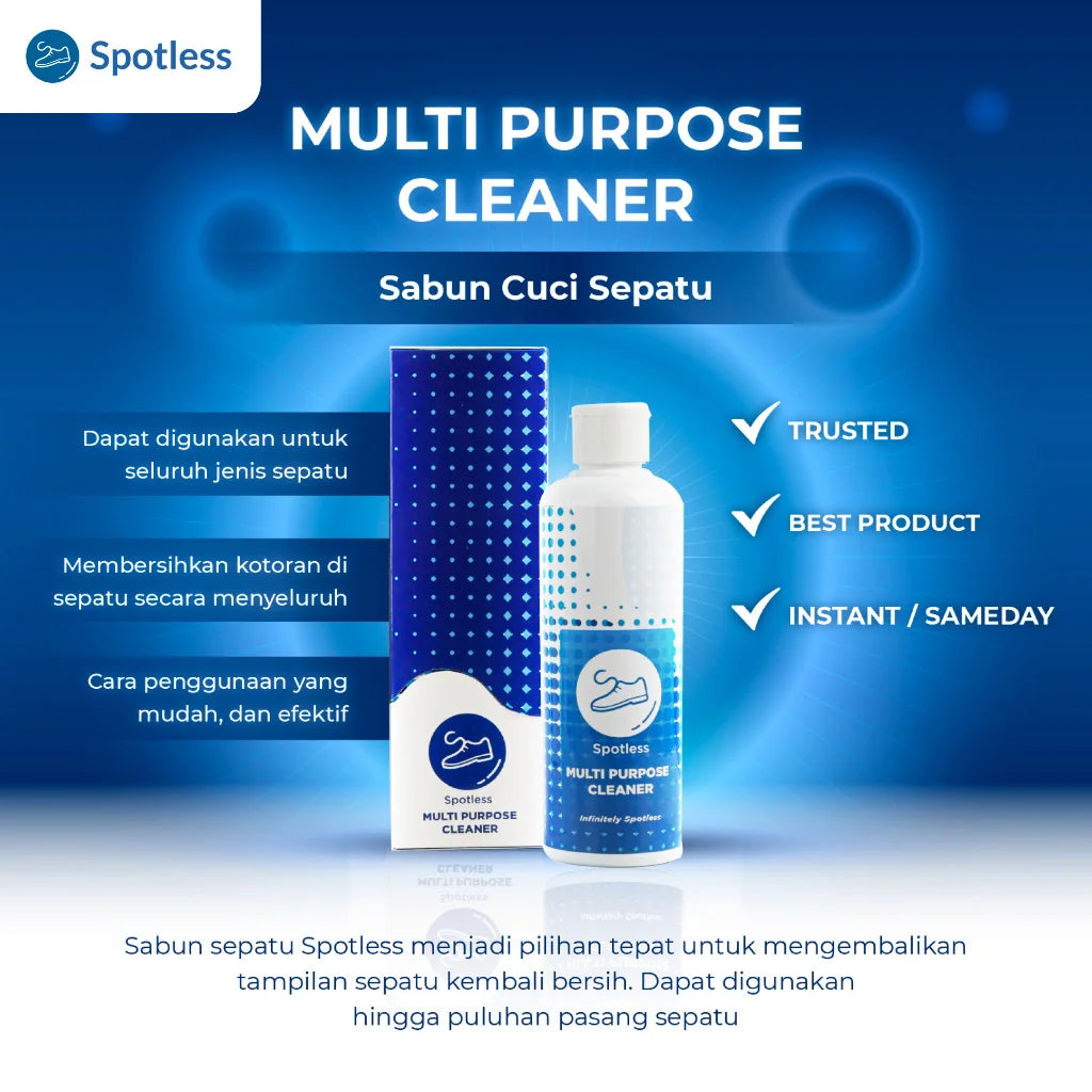 Spotless Sabun Cuci Sepatu Shoe Cleaner - Cairan Pembersih Sepatu Kotor