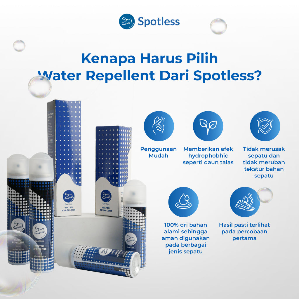 Spotless Shoe Water Repellent - Spray Sepatu Anti Air