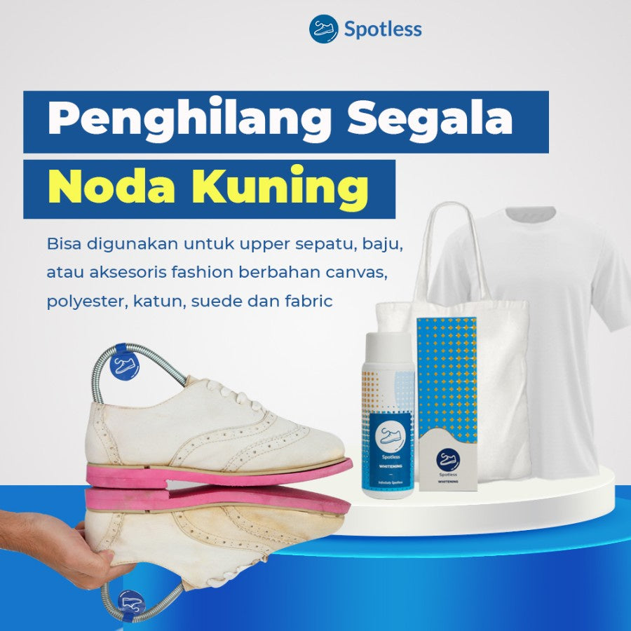 Spotless Starter Kit + Shoe Whitening – Pembersih & Pemutih Sepatu