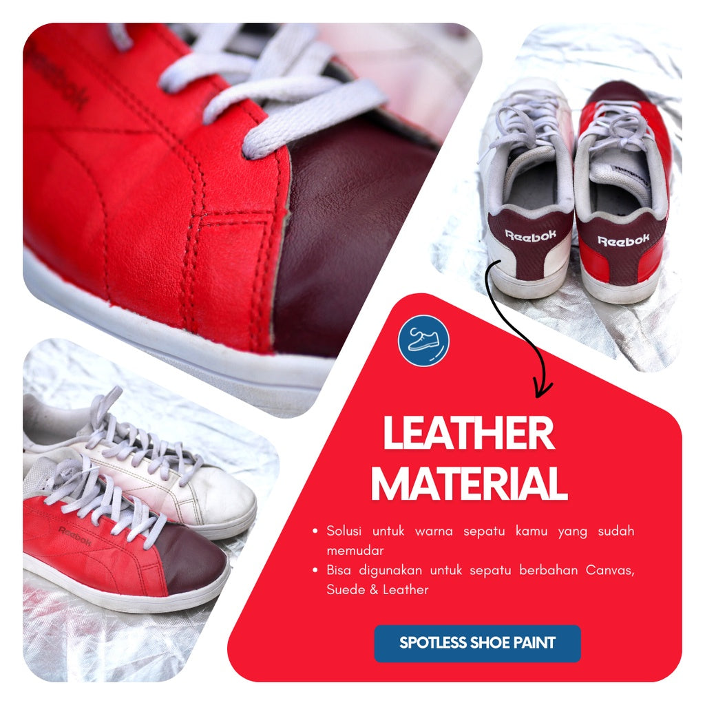 Spotless Shoe Paint - Cat Sepatu / Cat Tas Leather Paint / Midsole
