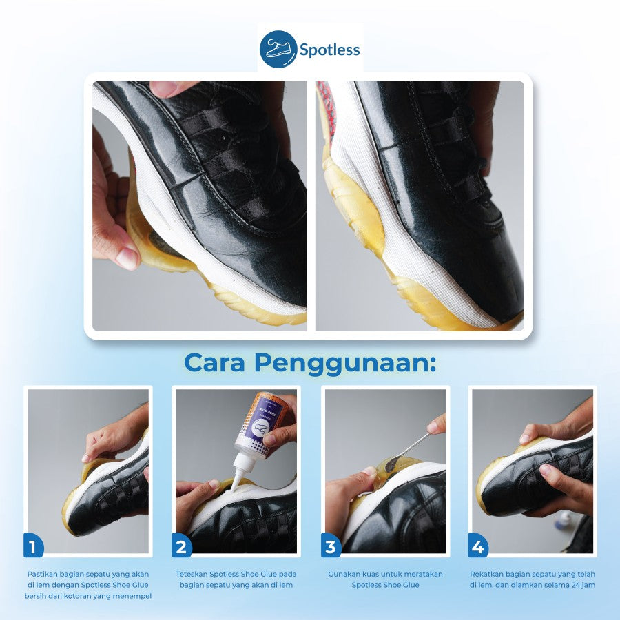 Spotless Shoe Glue Lem Sepatu Daya Rekat Kuat & Tahan Lama