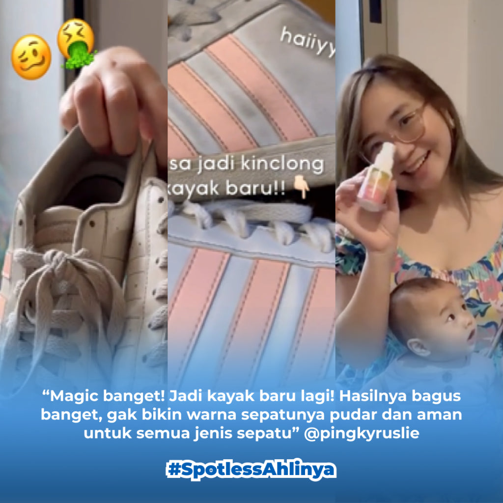 Spotless Shoe Cleaner Starter Kit - Paket Lengkap Sabun Cuci Pembersih Sepatu Kotor