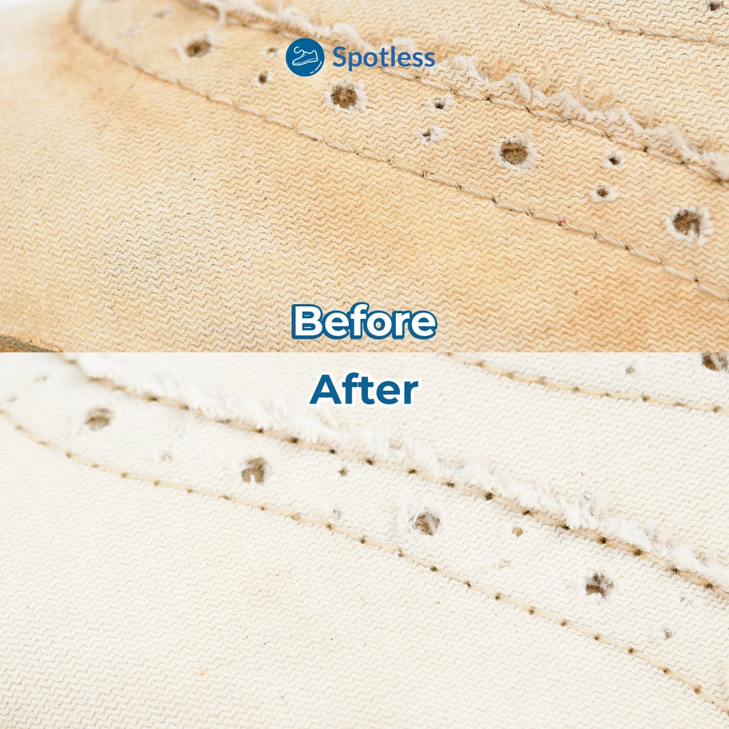 Spotless Whitening - Cairan Pemutih Penghilang Noda Kuning Sepatu dan Baju