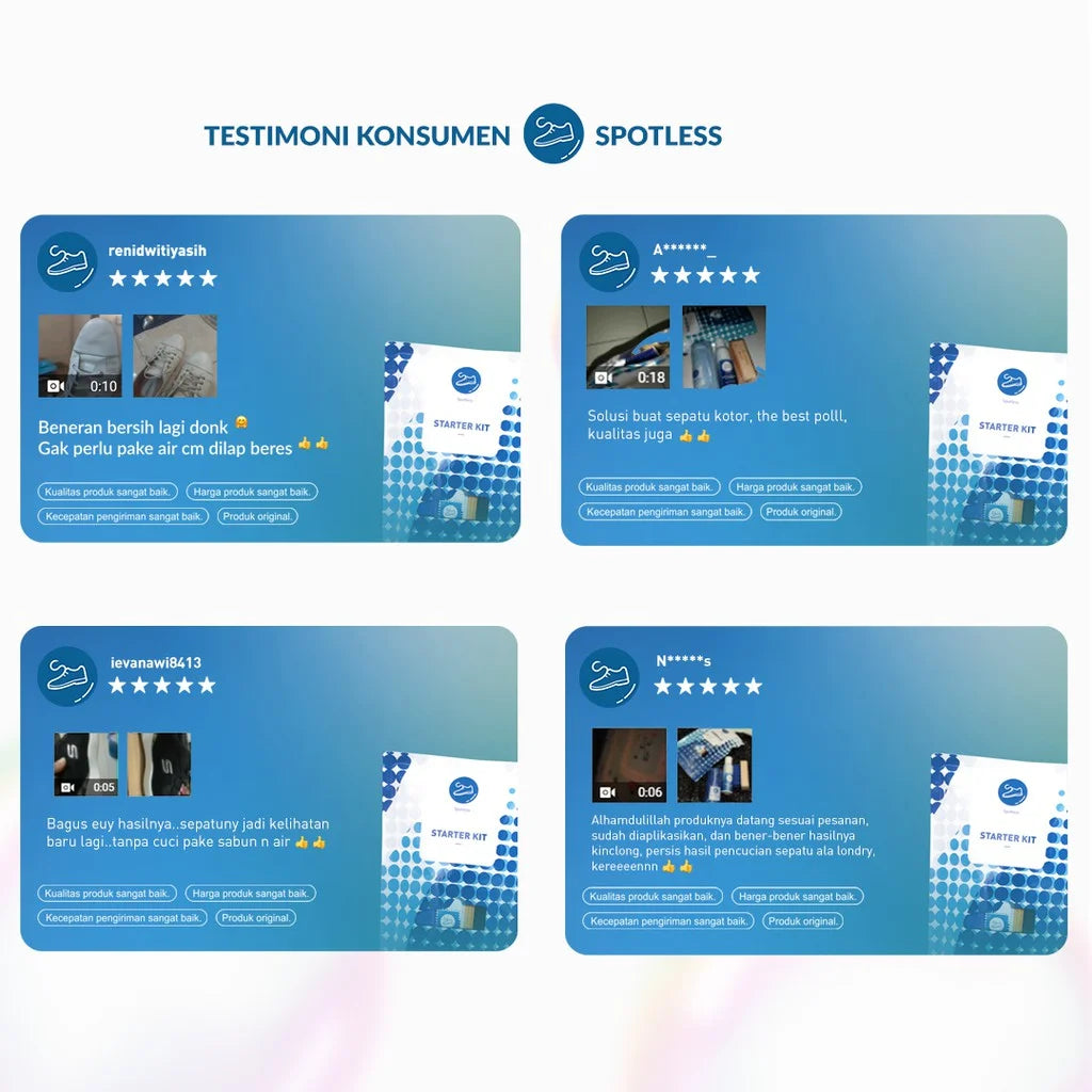 Spotless Sabun Cuci Sepatu Shoe Cleaner - Cairan Pembersih Sepatu Kotor