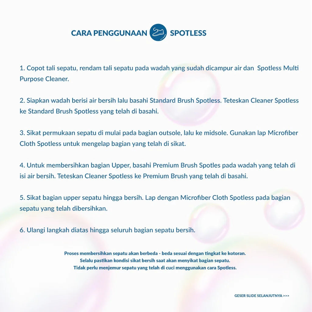 Spotless Sabun Cuci Sepatu Shoe Cleaner - Cairan Pembersih Sepatu Kotor