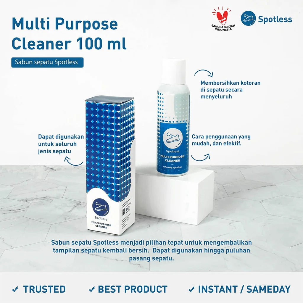Spotless Sabun Cuci Sepatu Shoe Cleaner - Cairan Pembersih Sepatu Kotor