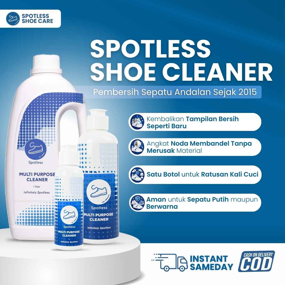 Spotless Sabun Cuci Sepatu Shoe Cleaner - Cairan Pembersih Sepatu Kotor
