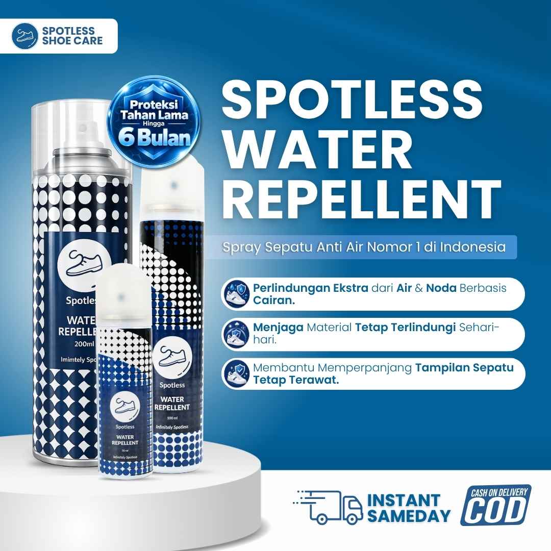 Spotless Shoe Water Repellent - Spray Sepatu Anti Air