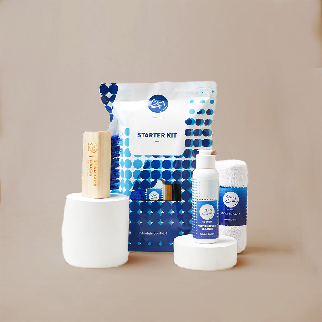 Spotless Shoe Cleaner Starter Kit - Paket Lengkap Sabun Cuci Pembersih Sepatu Kotor