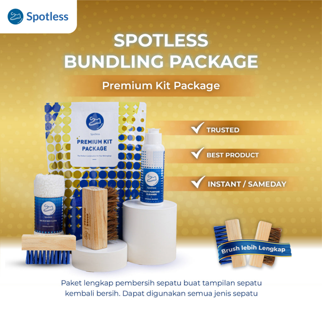 Spotless Premium Kit Package + Standard Brush