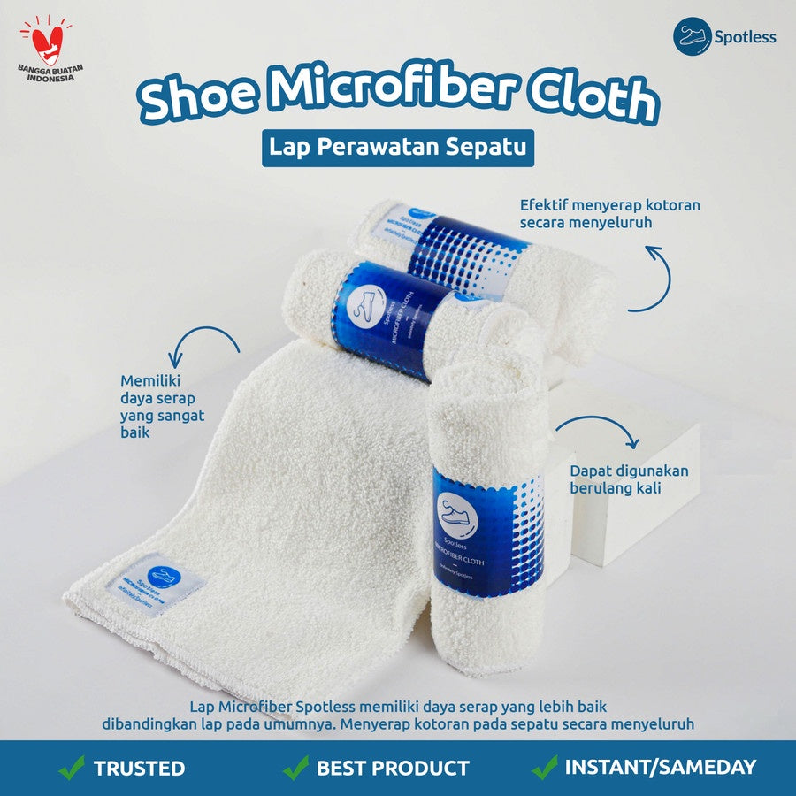 Spotless Microfiber Cloth Lap Handuk Sepatu