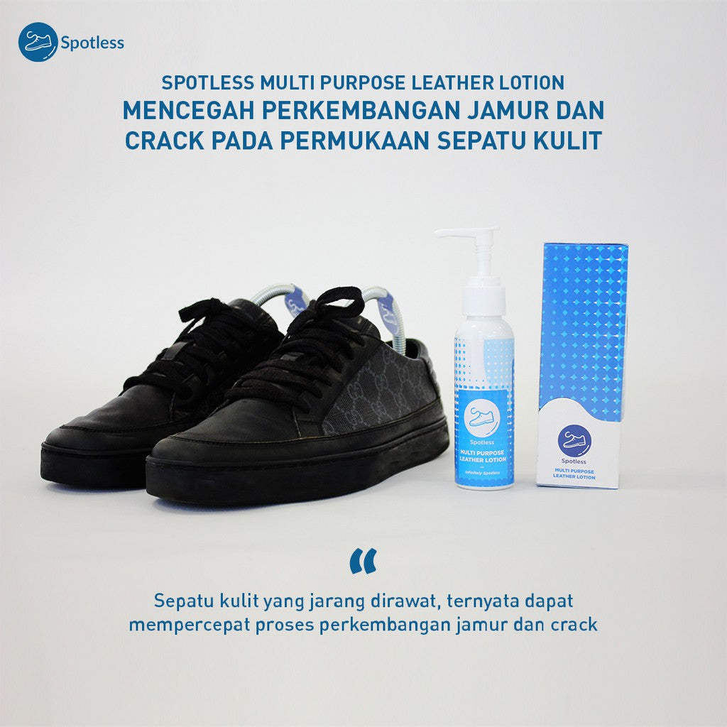 Spotless Leather Lotion Pelindung Sepatu Kulit Dari Jamur dan Crack