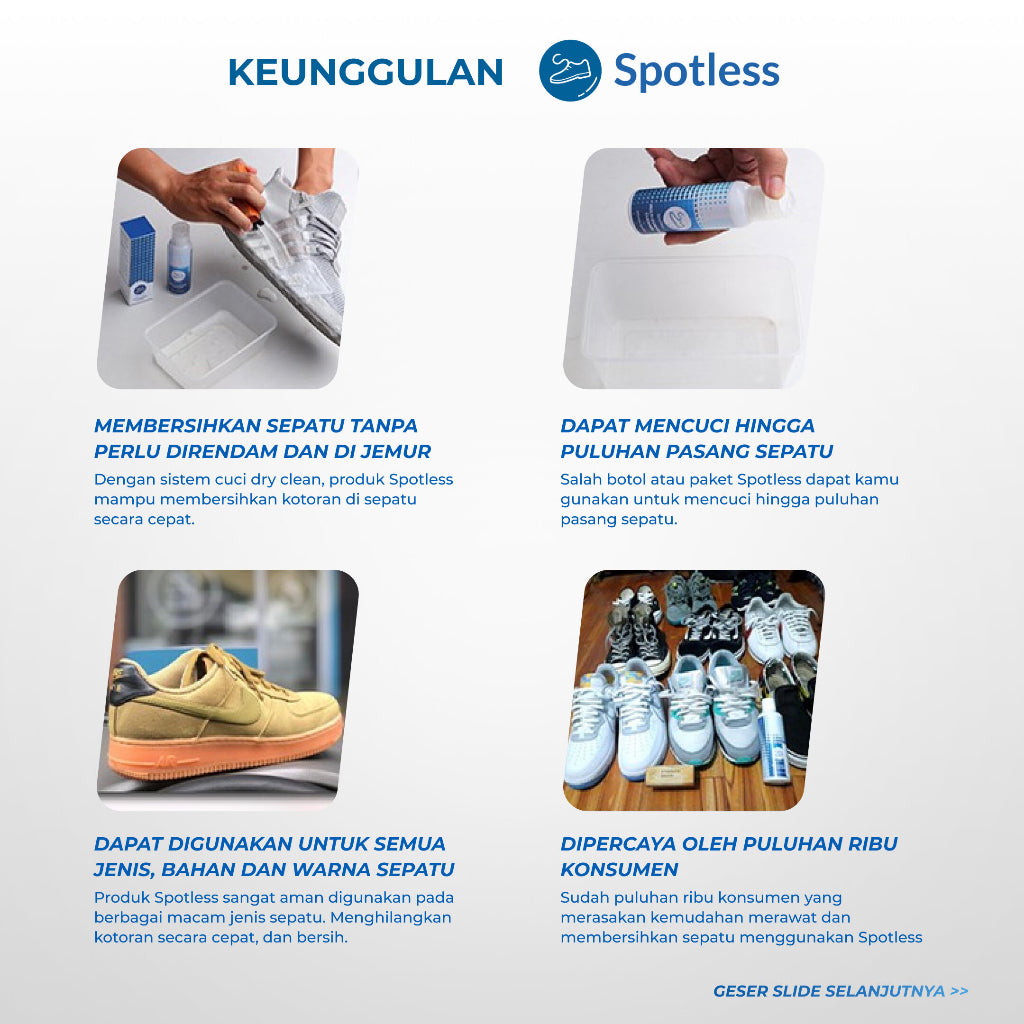 Spotless Shoe Laundry Package - Paket Laundry Sepatu