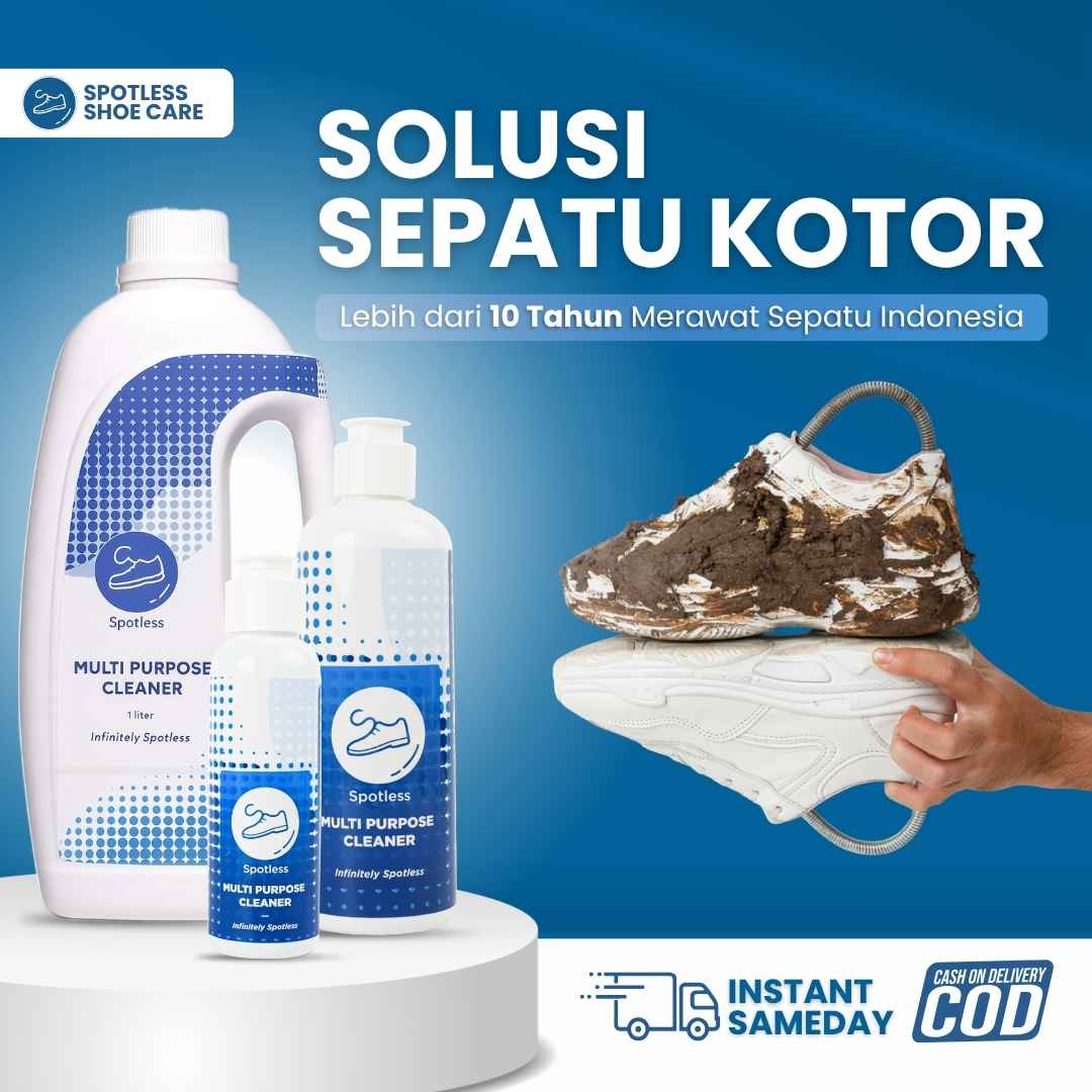 Spotless Sabun Cuci Sepatu Shoe Cleaner - Cairan Pembersih Sepatu Kotor