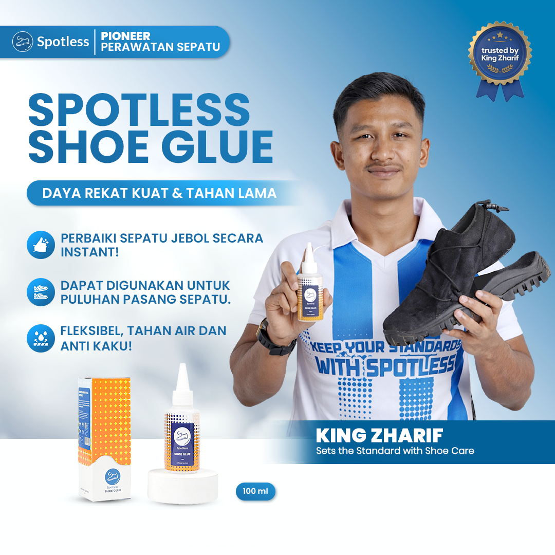Spotless Shoe Glue Lem Sepatu Daya Rekat Kuat & Tahan Lama