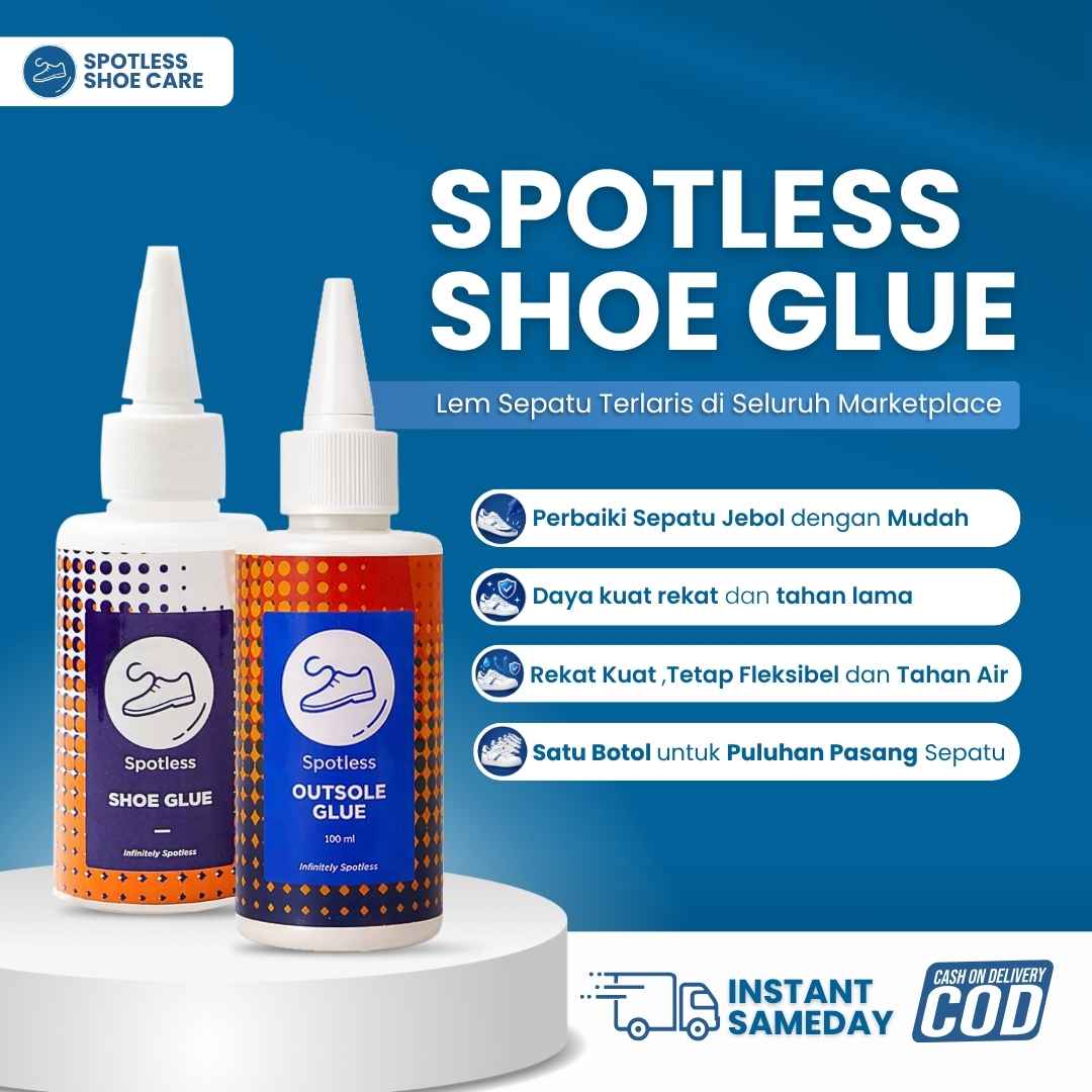 Spotless Shoe Glue Lem Sepatu Daya Rekat Kuat & Tahan Lama