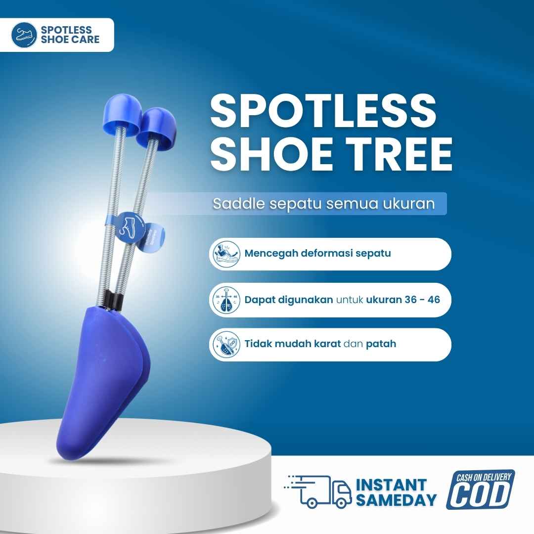 Spotless Shoe Tree Saddle Catokan Sepatu