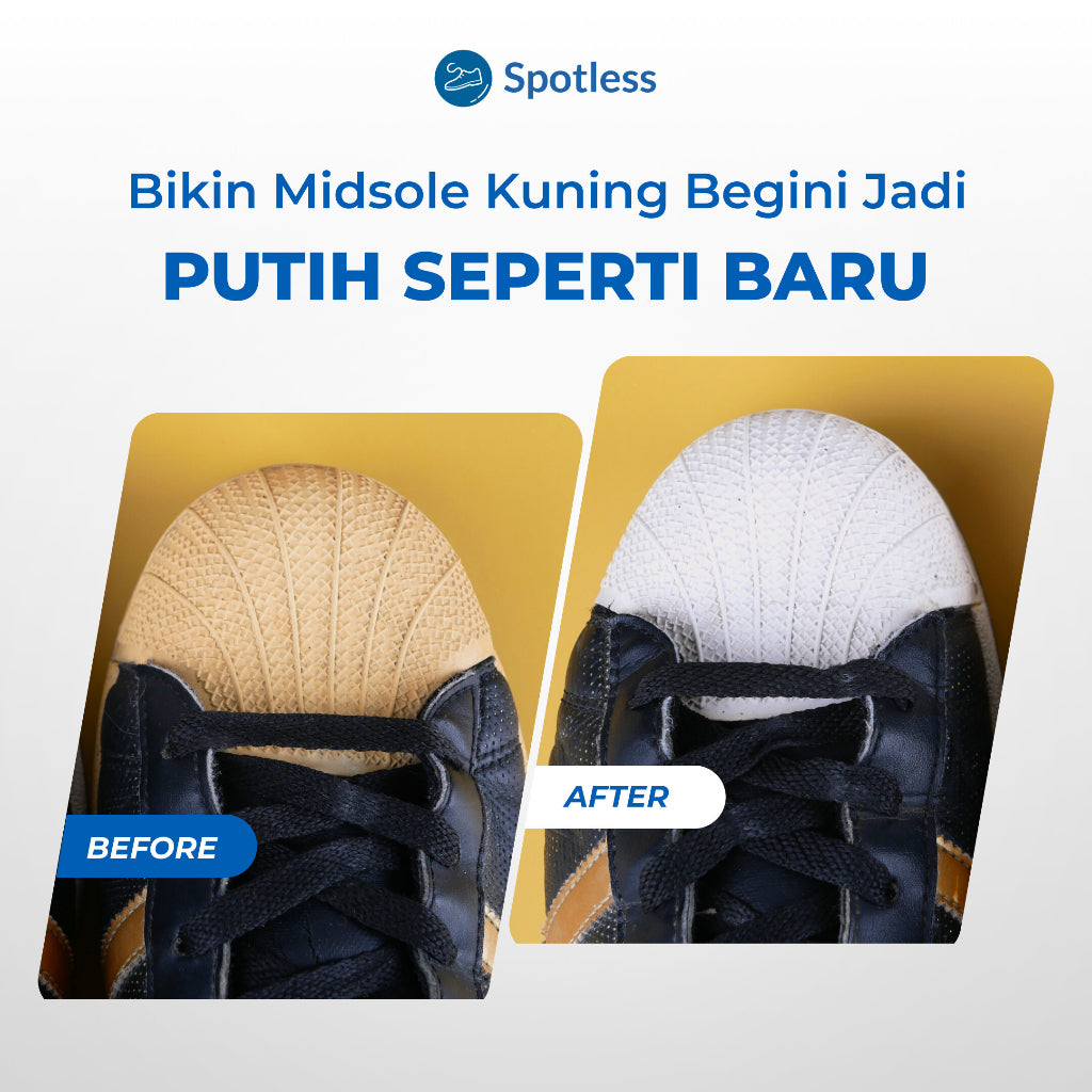 Spotless Shoe Unyellowing Penghilang Noda Kuning Pada Sepatu